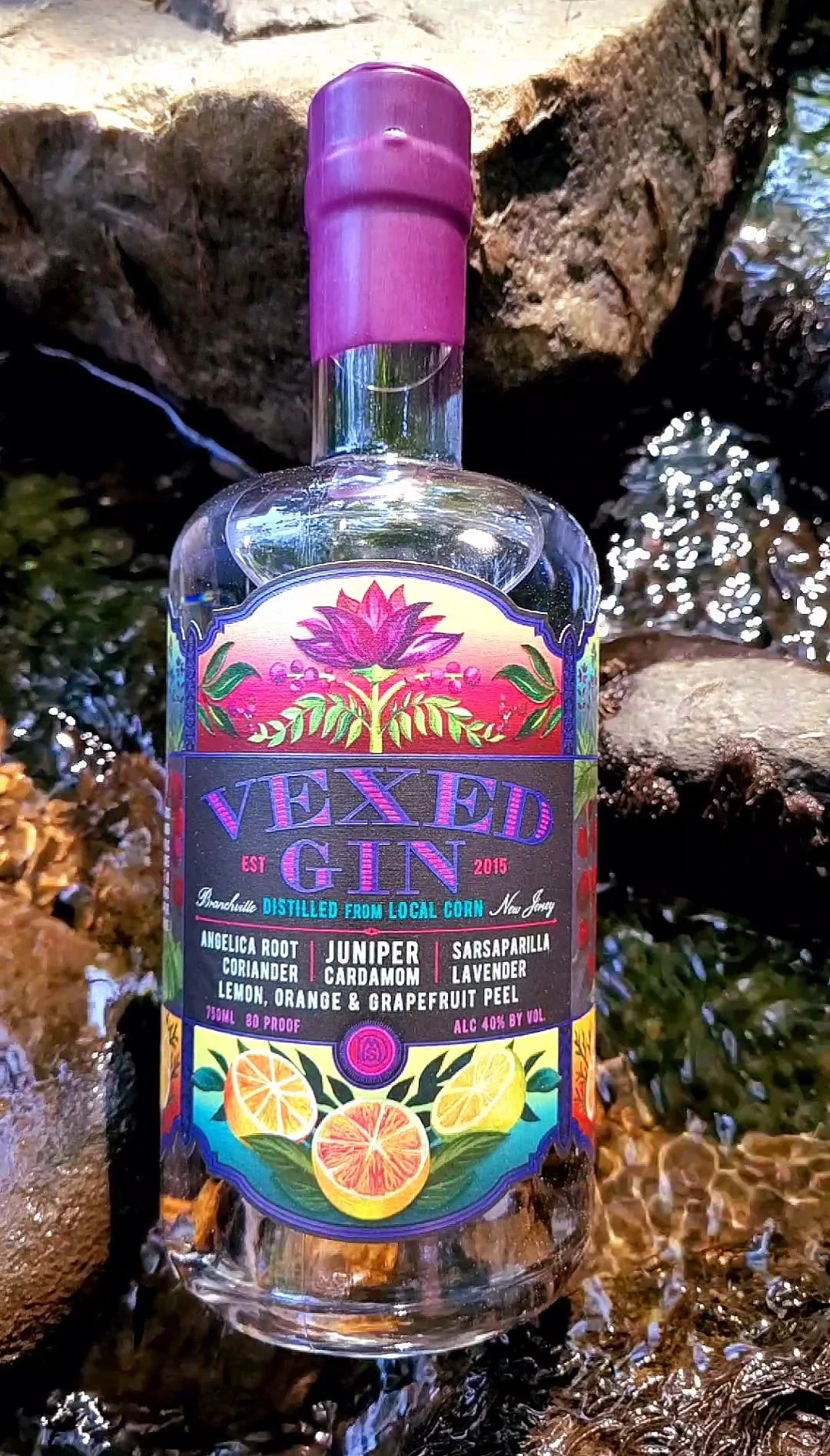 Gin Condesa Dry Gin made with Prickly Pear & Orange Blossom Gin | 750